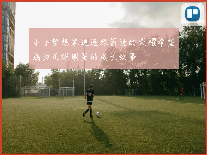 小小梦想家追逐绿茵场的荣耀希望成为足球明星的成长故事
